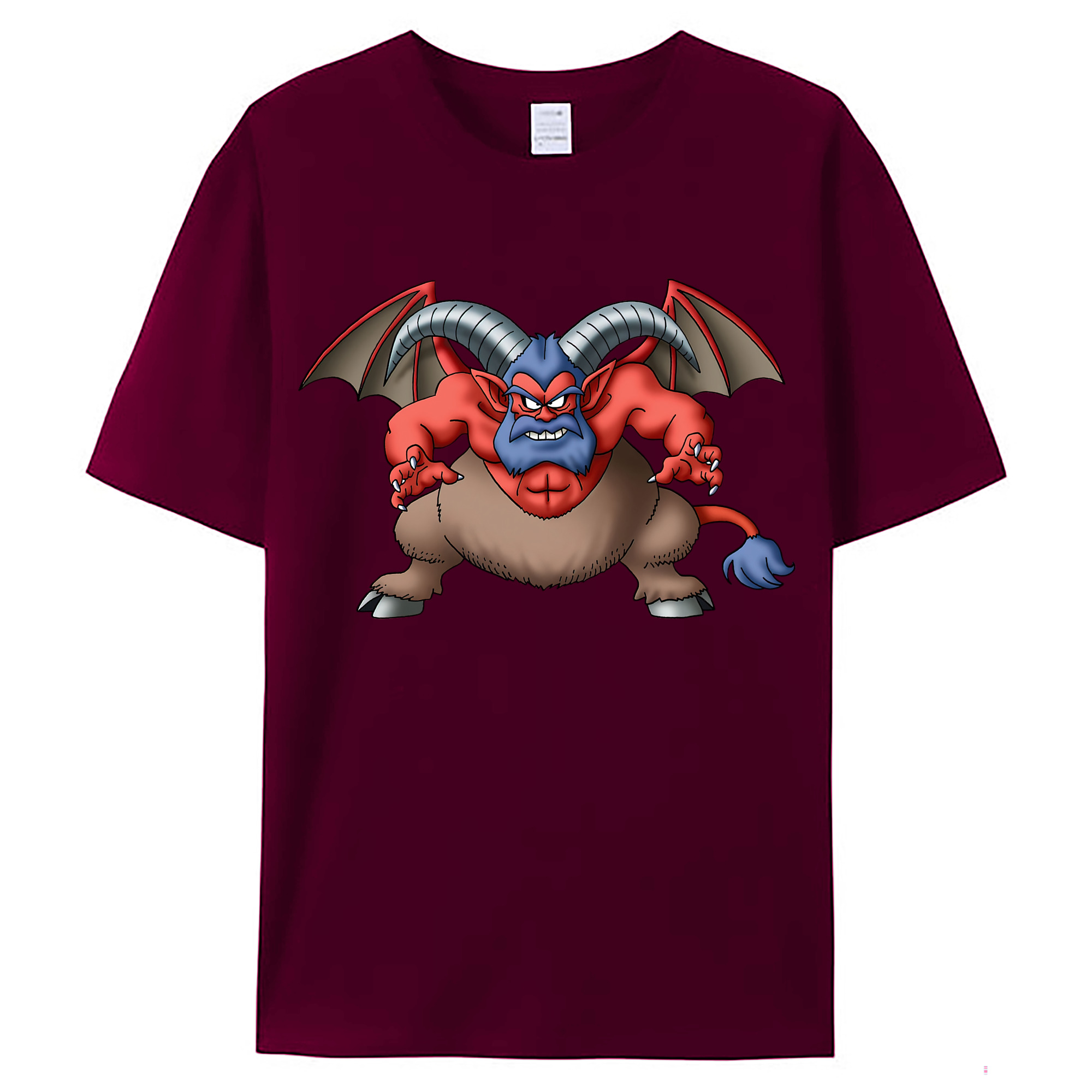 （画像用） ドラゴンクエスト Doragon Kuesuto Dragon Quest レディースカジュアルプリントTシャツ（綿100％）